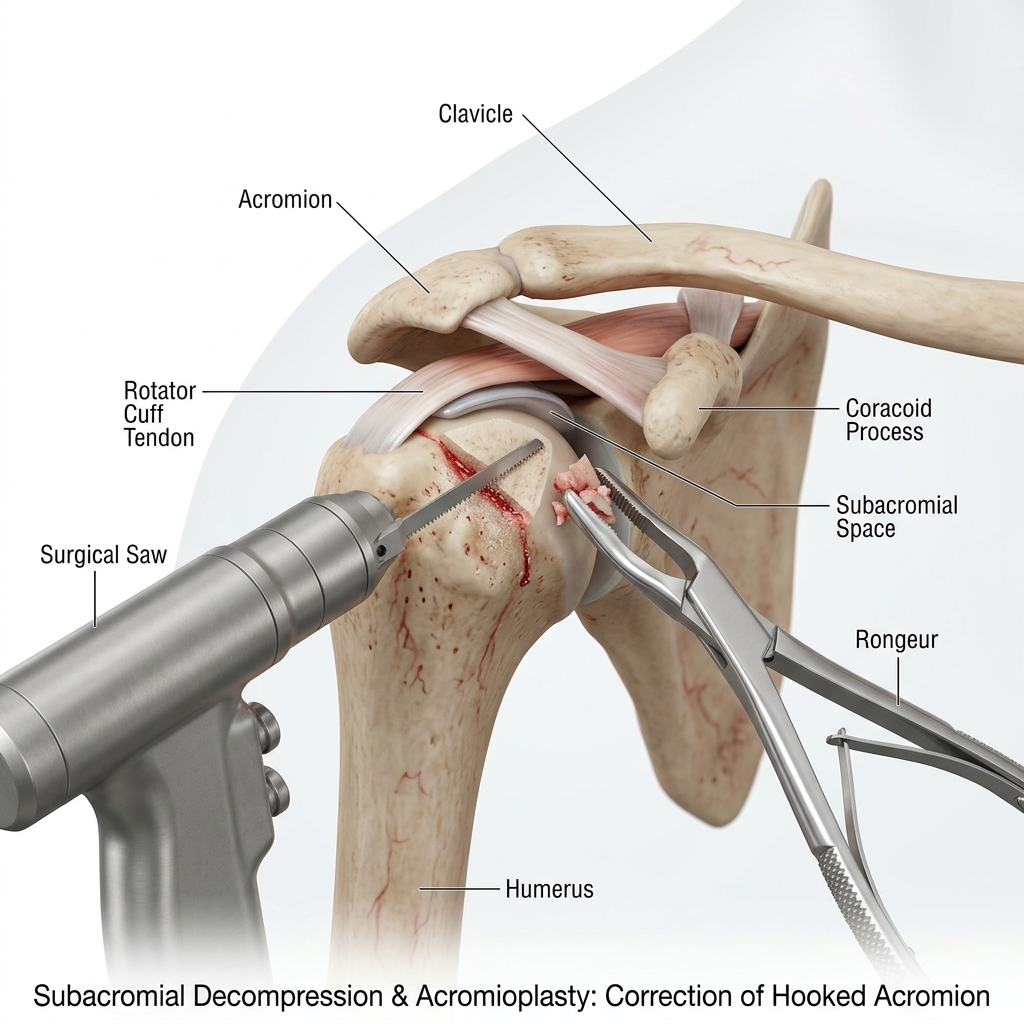 Hooked Shoulder Process